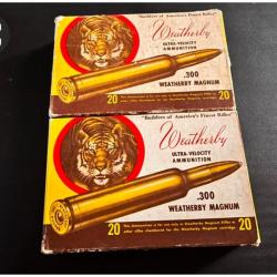 CARTOUCHES CALIBRE 300 WEATHERBY MAGNUM