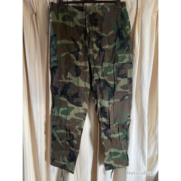 Pantalon combat militaire US cam