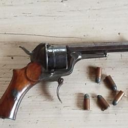 Très beau Revolver Comblain Breveté type lefaucheux à broche