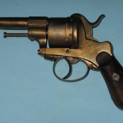 Gros revolver à six coups en 12 mm à broche, vers 1870-80.