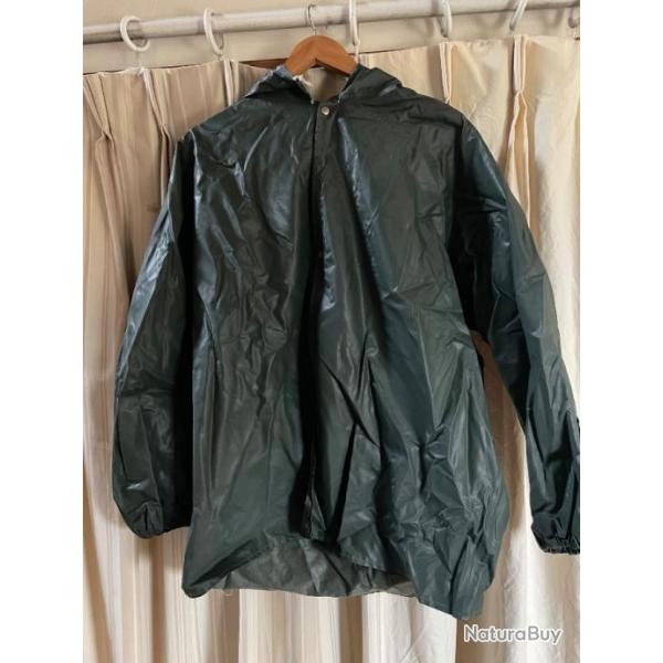 Ancienne veste de pluie militaire kaki