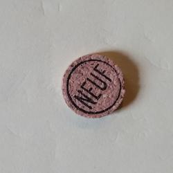 100 Rondelles liége N°9/neutre  , cal: 16 , ép: 3mm