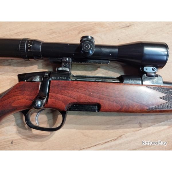 Carabine STEYR modle M. Cal. 7x64 Avec lunette Schmidt et Bender 20 botes de cartouches Fdral.