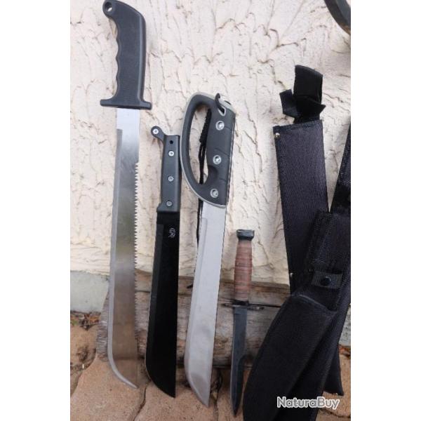 Survet SQUID GAME + Lot de 4 Kukkri Machette Lame Acier 3Cr13 Manche ABS Etui LOT POUR REVENDEURS 02