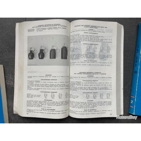 Catalogues armement SATORY 1981 - 4 tomes - 2500 pages  + 1000 photos