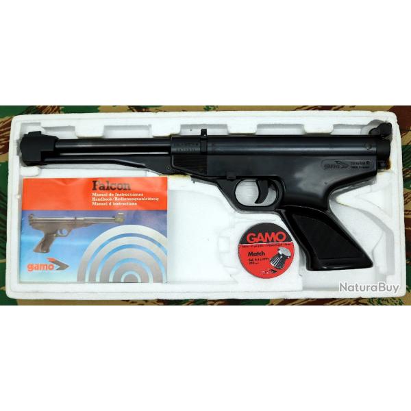 Pistolet  air comprim Gamo Falcon 4,5 mm en boite d'origine etat neuf