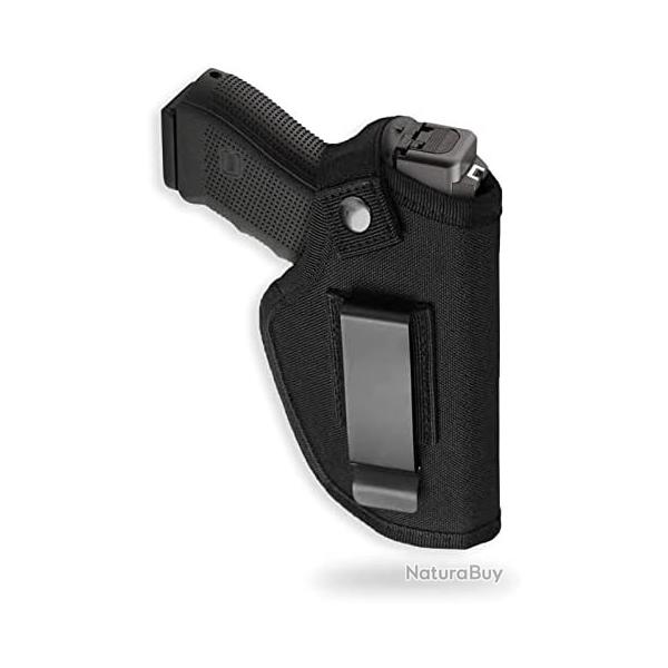 tui de Pistolet Tactique - Holster en Nylon 800D, Ceinture Cache pour Armes de Poing