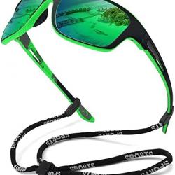 Lunettes De Soleil Polarisées Sport UV400 Hommes Pêche Cyclisme Course Conduite