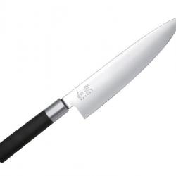 BEL2337 COUTEAU CUISINE/CHEF KAI WASABI LAME 15CM MANCHE NOIR NEUF