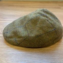 Casquette anglaise imperméable en tweed