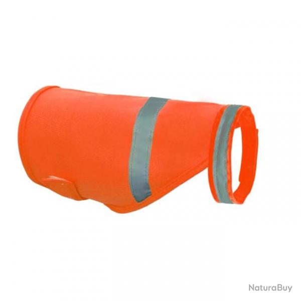 Gilet de scurit rflchissant orange pour chien - LIVRAISON GRATUITE