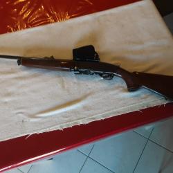 Carabine semi automatique  REMINGTON Woodsmaster 742 calibre 280 rem + point rouge Tasco Reddot