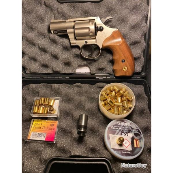 Colt dtective a blanc 9mm Rk UMAREX Revolver d'alarme