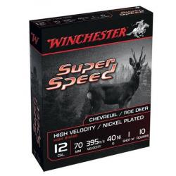 WINCHESTER Cartouches de chasse Super speed nickelé - par boite de 10  12  / 70  40g - 1