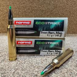 2 Boites de munitions Norma EVOSTRIKE 7RM 8.2g