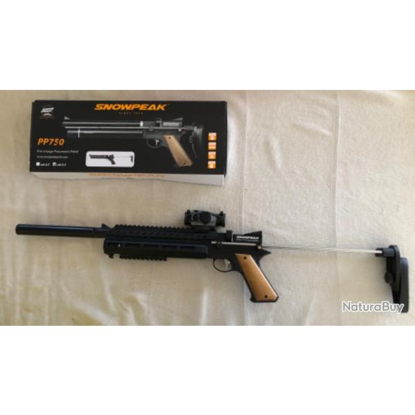 Pistolet SNOWPEAK PP750 cal 5.5