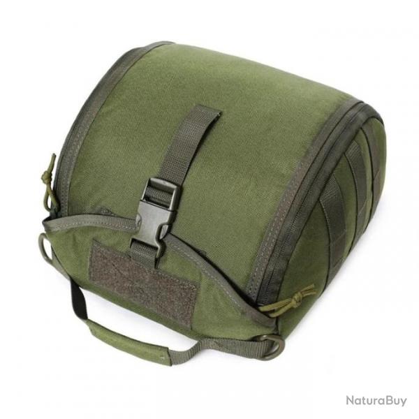 Sac vert pour casque avec systme MOLLE - LIVRAISON GRATUITE