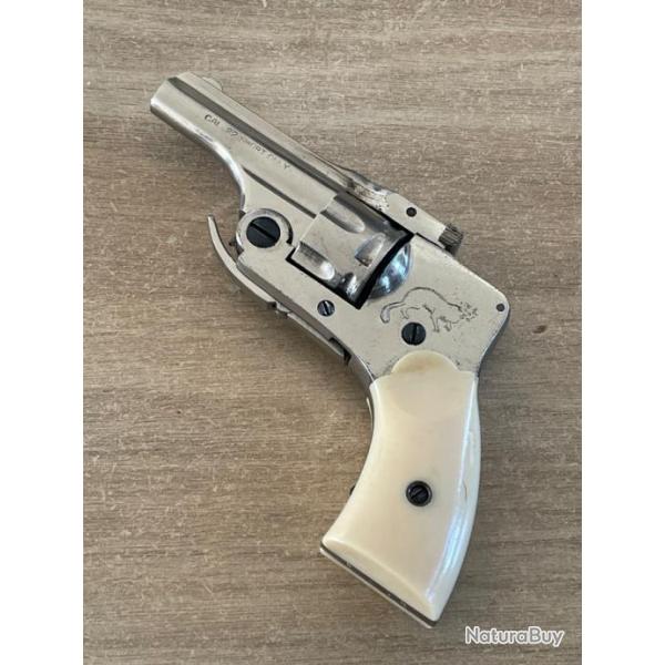 Revolver de poche Beretta cal 22 Short Top Break modle belge Sable Baby, chrom, DA.