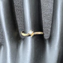 Fine bague en or massif 18 carats - taille 54
