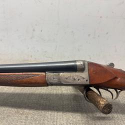 FUSIL JUXTAPOSE ARTISANAL BELGE CALIBRE 16/70 - 1 sans prix de réserve