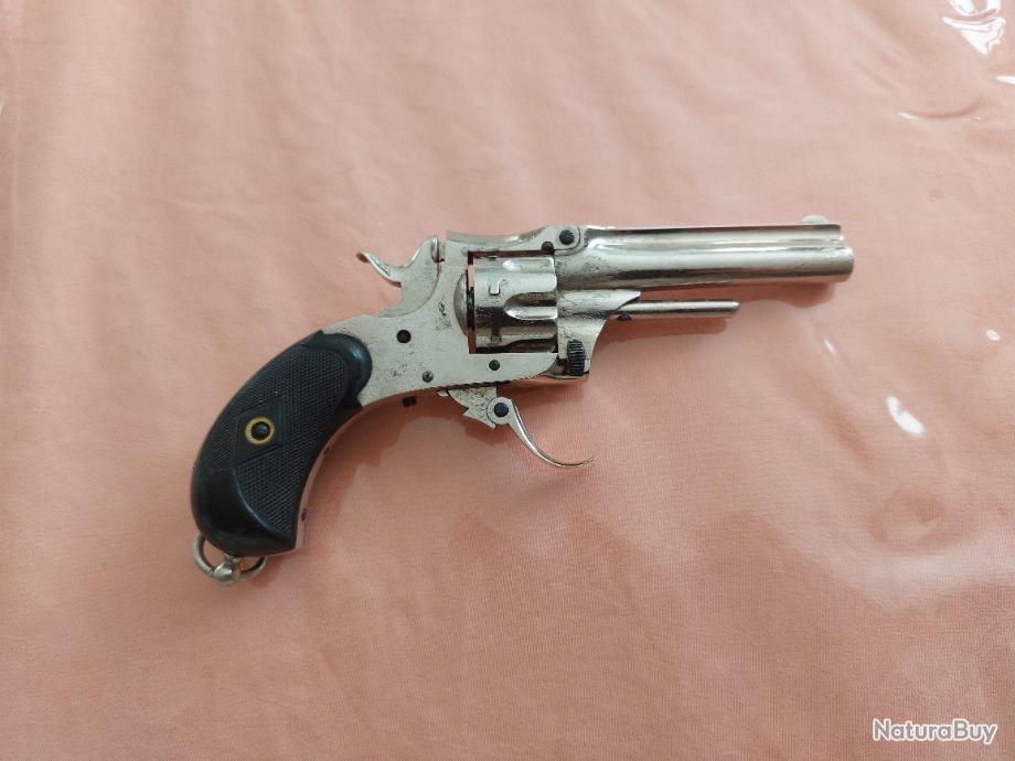 RARISSIME REVOLVER TIP UP MODELE MAISON LEFAUCHEUX 19 EME SIECLE MODELE