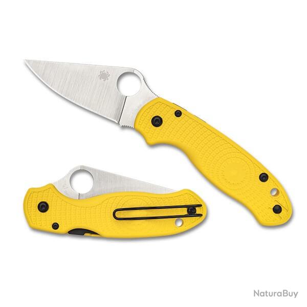 SPY C223PYL Couteau pliant Spyderco Para 3 Salt jaune