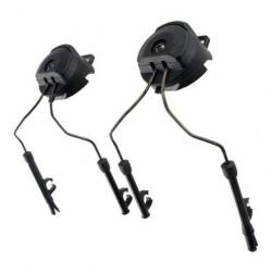 Adaptateur de casque 3M PELTOR pour le montage de coquilles antibruit P3ADG-F - Noir