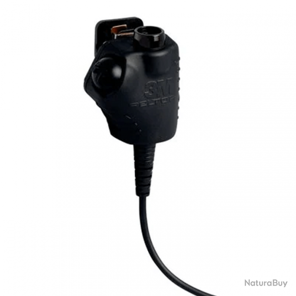 Adaptateur Micro 3M Peltor PTT FL4000 Standard - Noir / Motorola GP340 / GP320