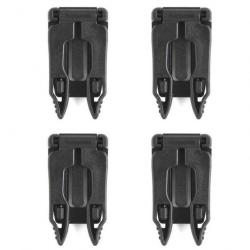 Adaptateur MOLLE V2 Bulldog Tactical Gear - Noir / Lot de 4