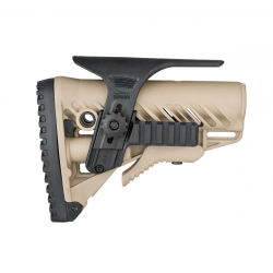 Appui-joue FAB Defense GPCP avec rails Picatinny pour crosse tactique GLR-16 - Noir