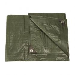 Bâche Utilitaire Mil-Tec 4.8 x 6 m - Vert / 5 x 6 m