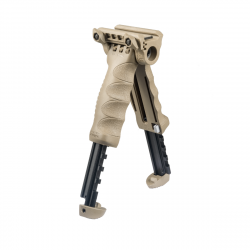 Poignée-bipied FAB Defense T-POD G2 QR avec fixation rapide - Coyote
