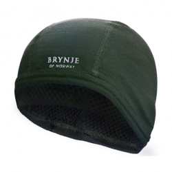 Bonnet Brynje Super Thermo Helmet - Vert / S