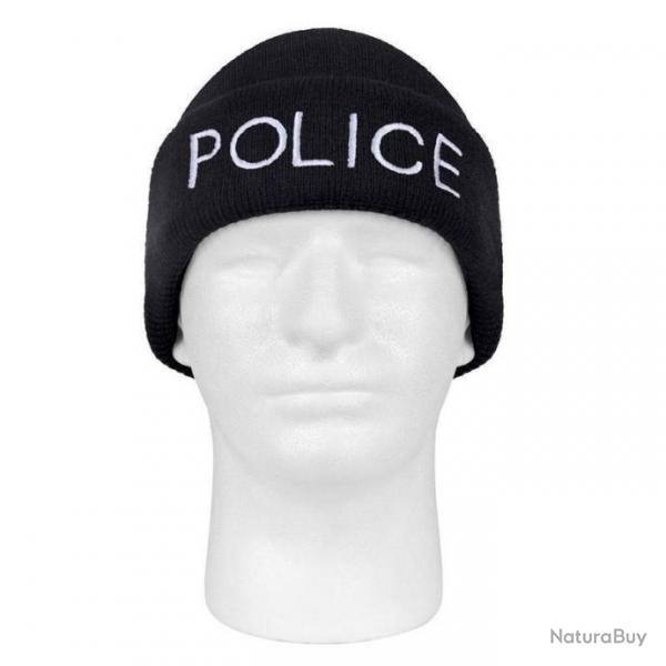 Bonnet Rothco Police - Noir