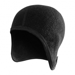 Bonnet Woolpower Helmet Cap 400 - Noir