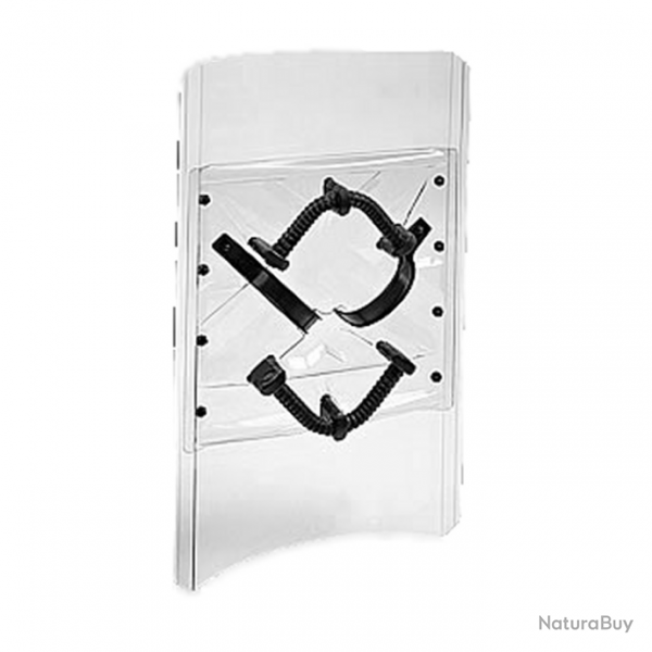 Bouclier de maintien de l'ordre ESP ASRUD-60 - Translucide / 100 cm