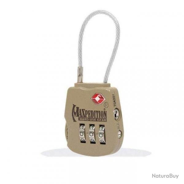 Cadenas Maxpedition Travel Lock - Coyote