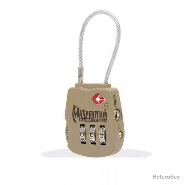 Cadenas Maxpedition Travel Lock - Coyote