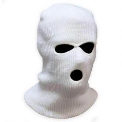 Cagoule Mil-Tec Balaclava 3-Hole - Blanc