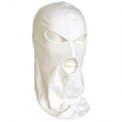 Cagoule Mil-Tec Balaclava 3-Hole Lightweight - Blanc