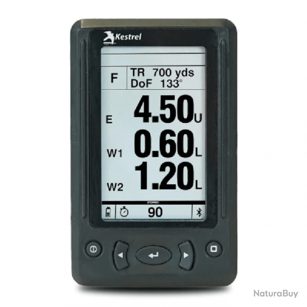 Calculateur de tir Kestrel Meters Srie 5 avec affichage HUD - Noir