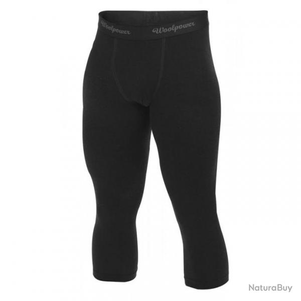 Caleon long 3/4 Woolpower long Johns M's Lite - Noir / S