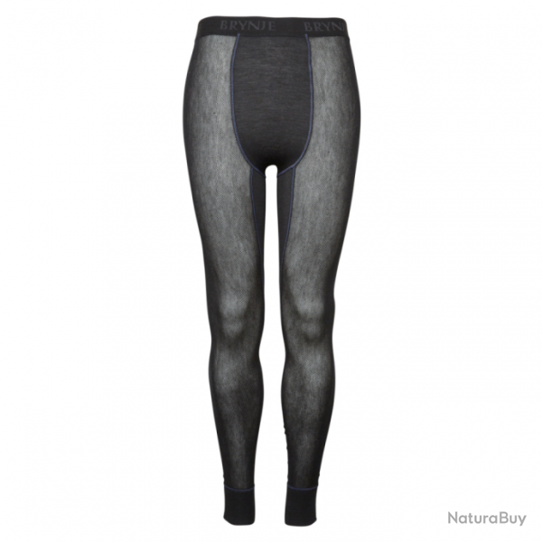 Caleon long Brynje Wool Thermo Light - Noir / XS