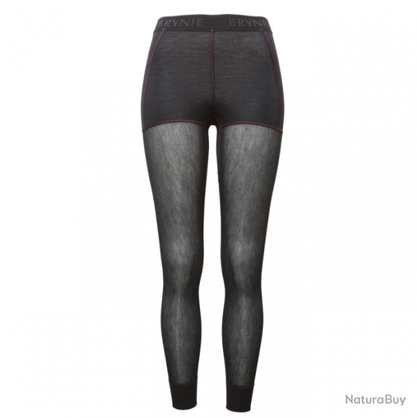 Caleon long Brynje Wool Thermo Light W's - Noir / M