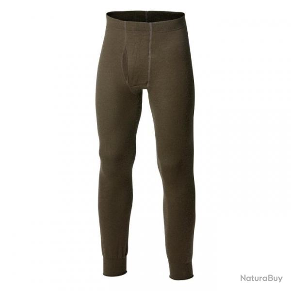 Caleon long Woolpower Ullfrott long Johns with Fly 400 - Vert olive / S