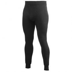 Caleçon long Woolpower Ullfrotté long Johns with Fly 400 - Noir / S