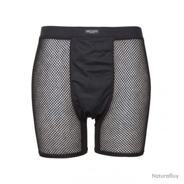 Caleon technique Brynje Super Thermo Shorts w/Windcover - Noir / XS