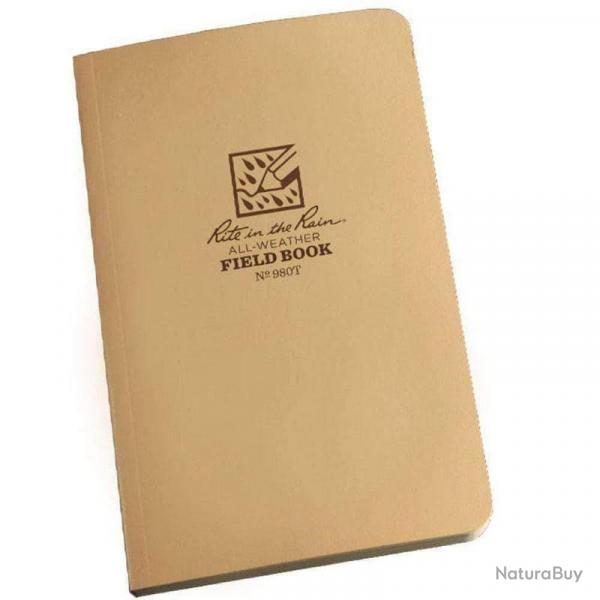 Carnet tanche Rite In The Rain Field Book 980 Universal - Beige