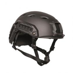 Casque d'entraînement Mil-Tec Paratrooper US Fast + Rails - Noir