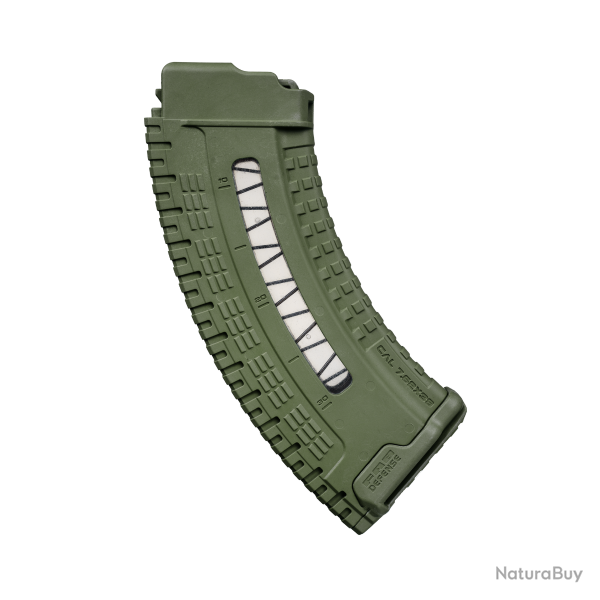 Chargeur 30 cps FAB Defense Ultimag VZ 30R pour fusils VZ.58 7.62x39 - Vert olive